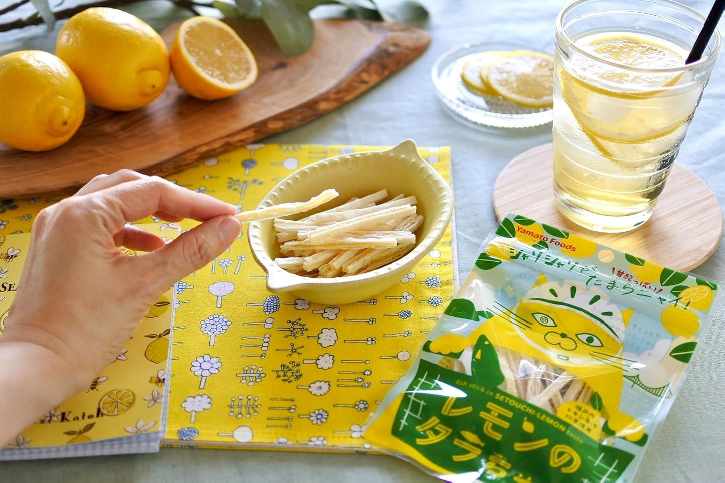 Setouchi Lemon Farm Lemon Cod, 10 Bags, Made in Japan, Hiroshima, Souvenir, Snacks