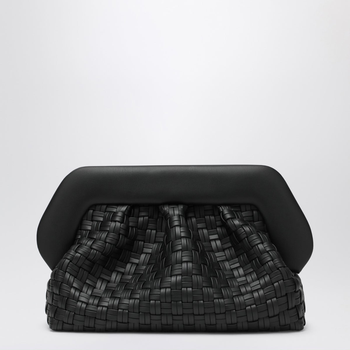 Themoire ThemoirèBlackWoven Bios Clutch Bag - Image 4