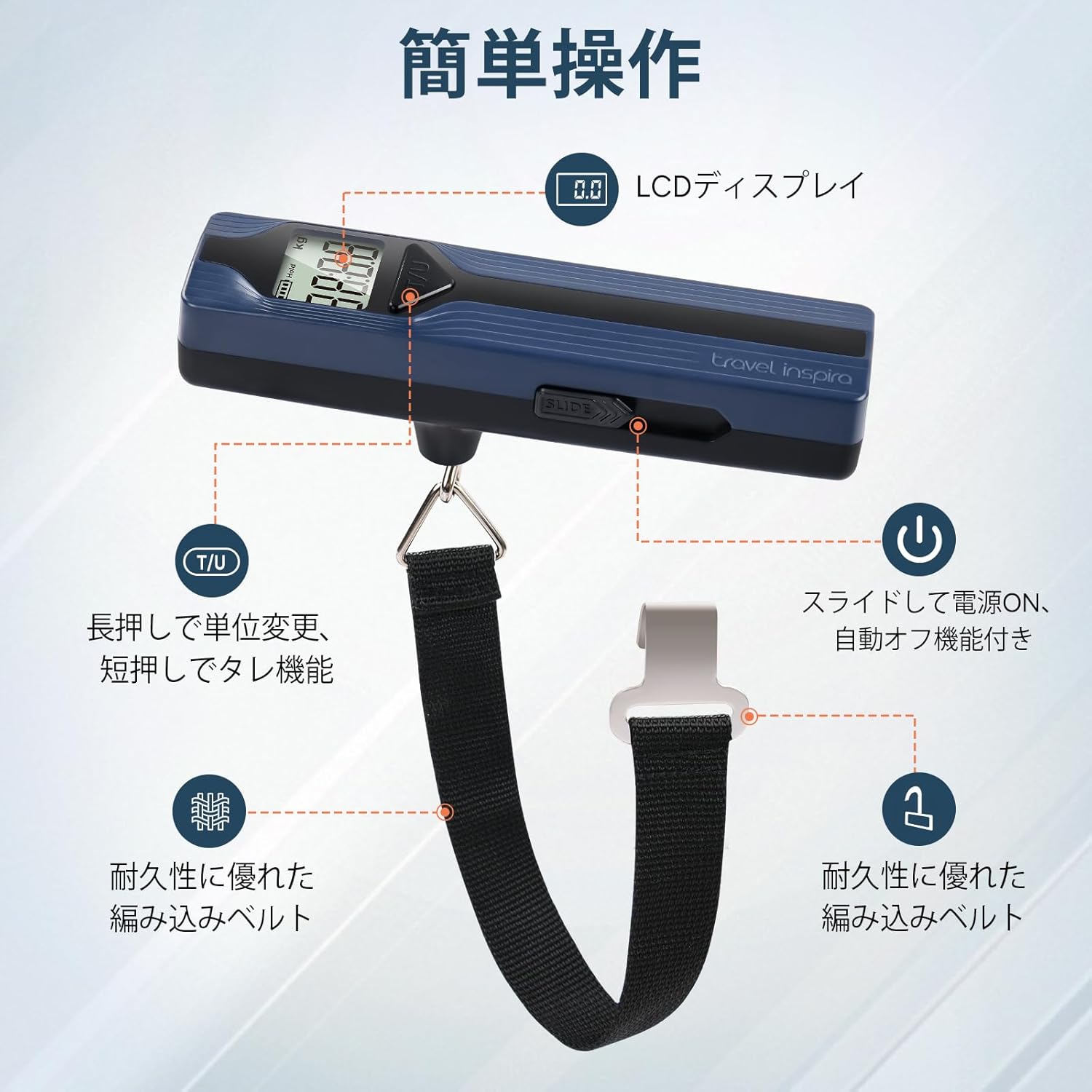 Travel Inspira Scale Navy