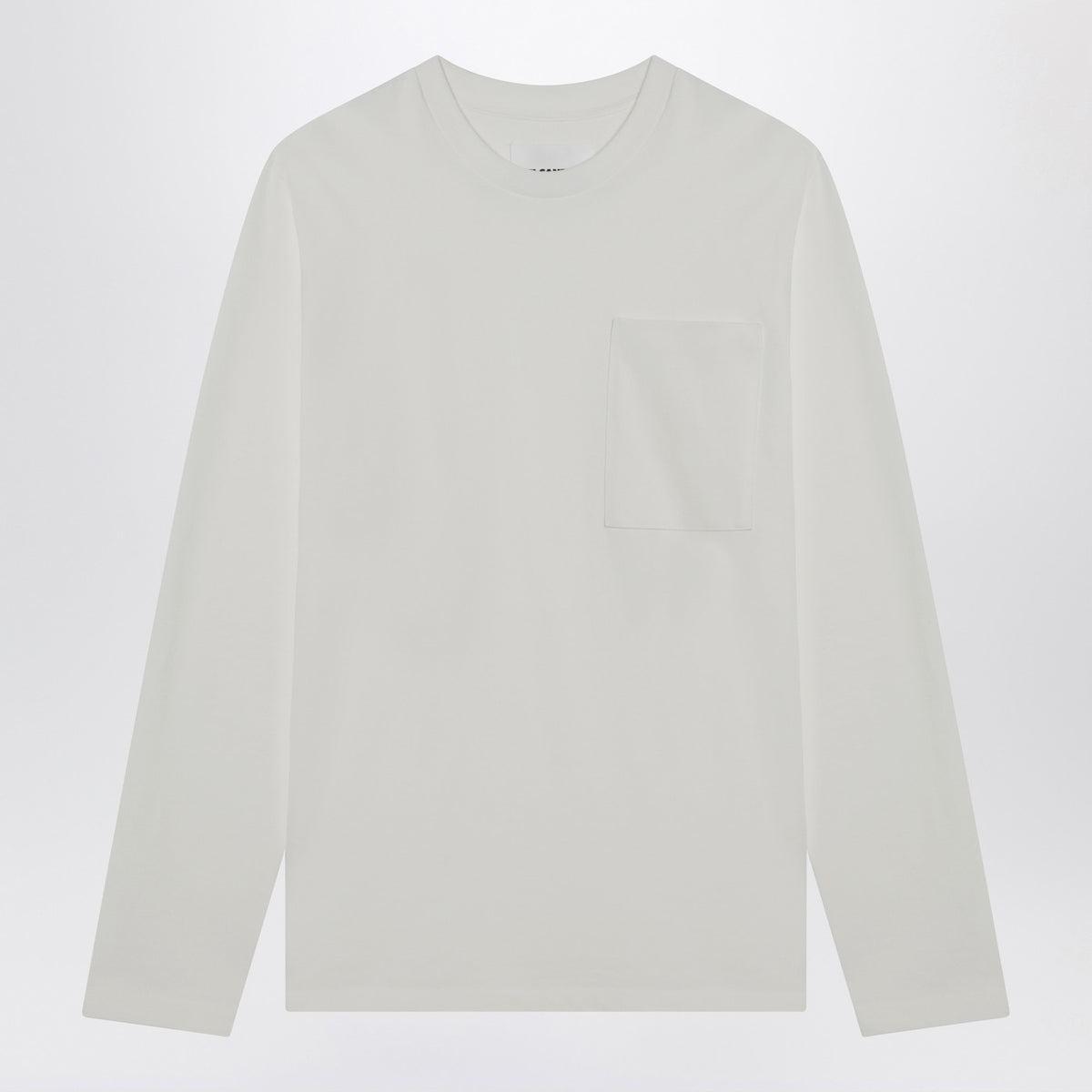 Jil ジルサンダーホワイトコットンTシャツ - Image 4