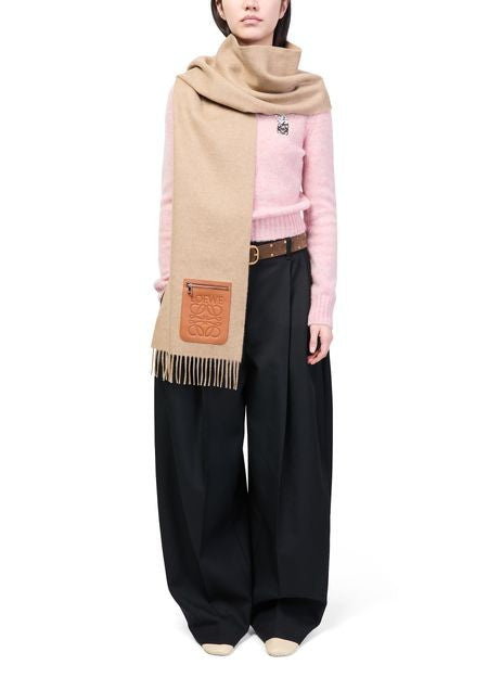 LOEWE Wool and cashmere scarf - Image 4