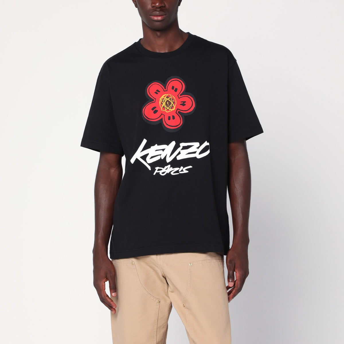 Kenzo Kenzo T Shirt Kenzo X Futura 2000 Black - Image 4