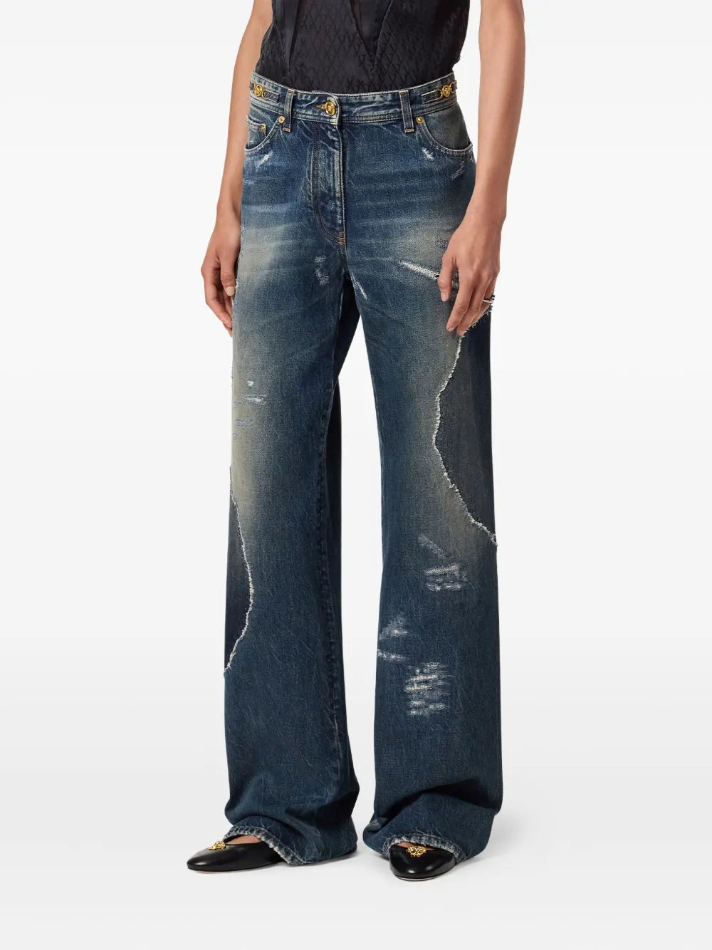 Versace ヴェルサーチの苦しめられたジーンズ - Image 4