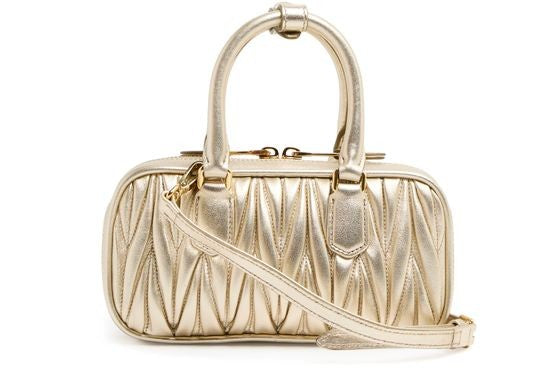 MIU MIU Arcadie キルティング ナッパレザー ミニバッグ - Image 4