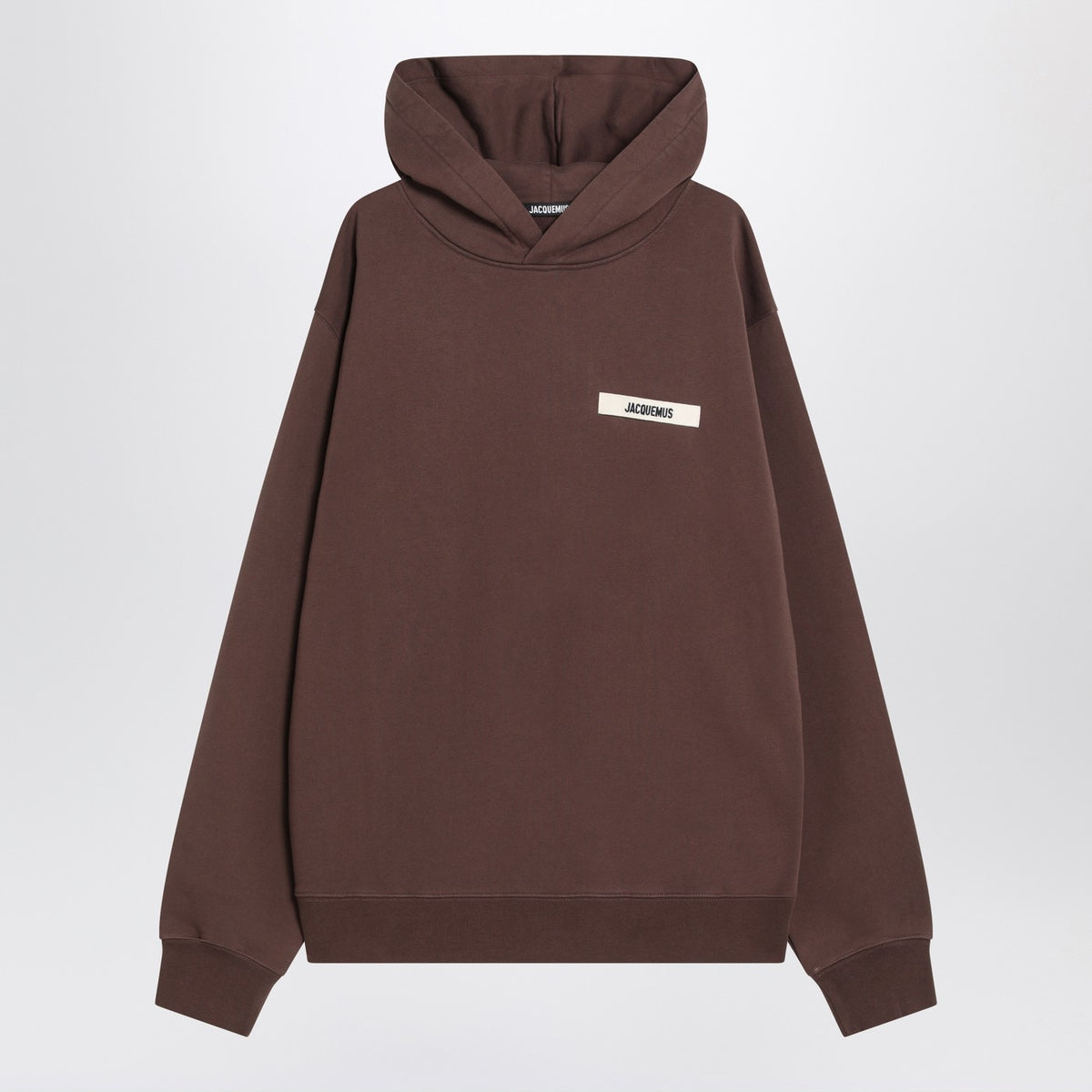 Jacquemus ジャックエマスブラウンコットンパーカー - Image 4