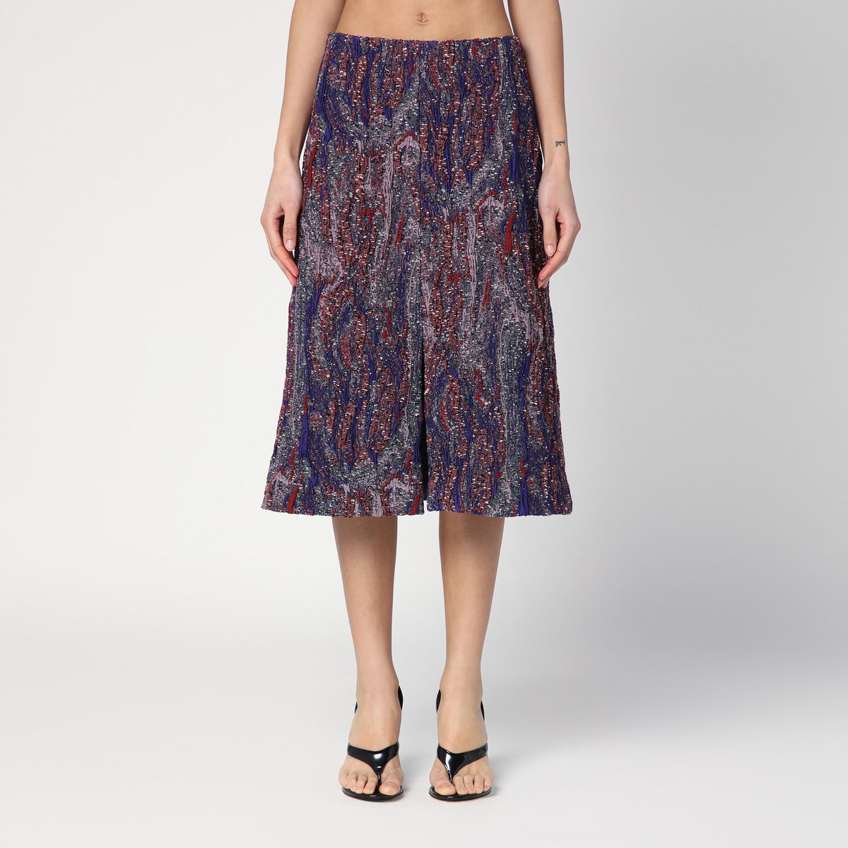 Monot Jacquard Cotton Blend ViscoseのDries Van Notenスカート - Image 4
