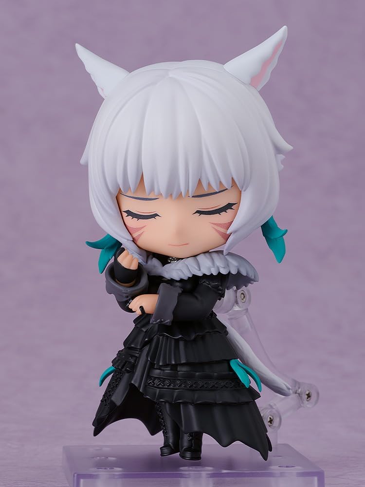 Good Smile Company Final Fantasy XIV, Nendoroid Ya Sutra, Plastic, Pre-Painted Action Figure, Non-Scale, Includes Exclusive Stand, Total Height Approx. 3.9 inches (100 mm)