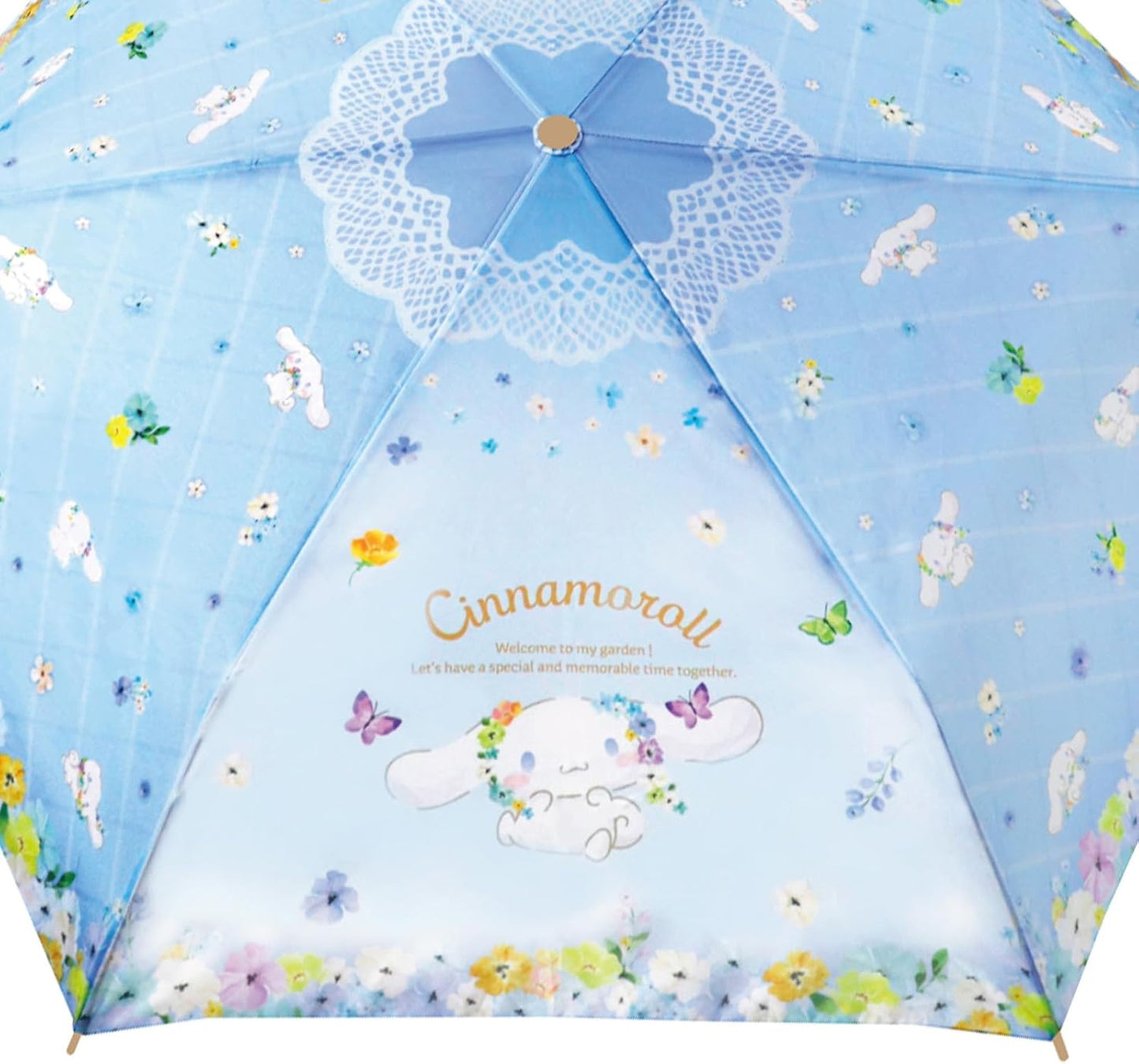 Jays Planning 90476 Cinnamorroll Flower Lace Folding Umbrella 20.9 inches (53 cm)