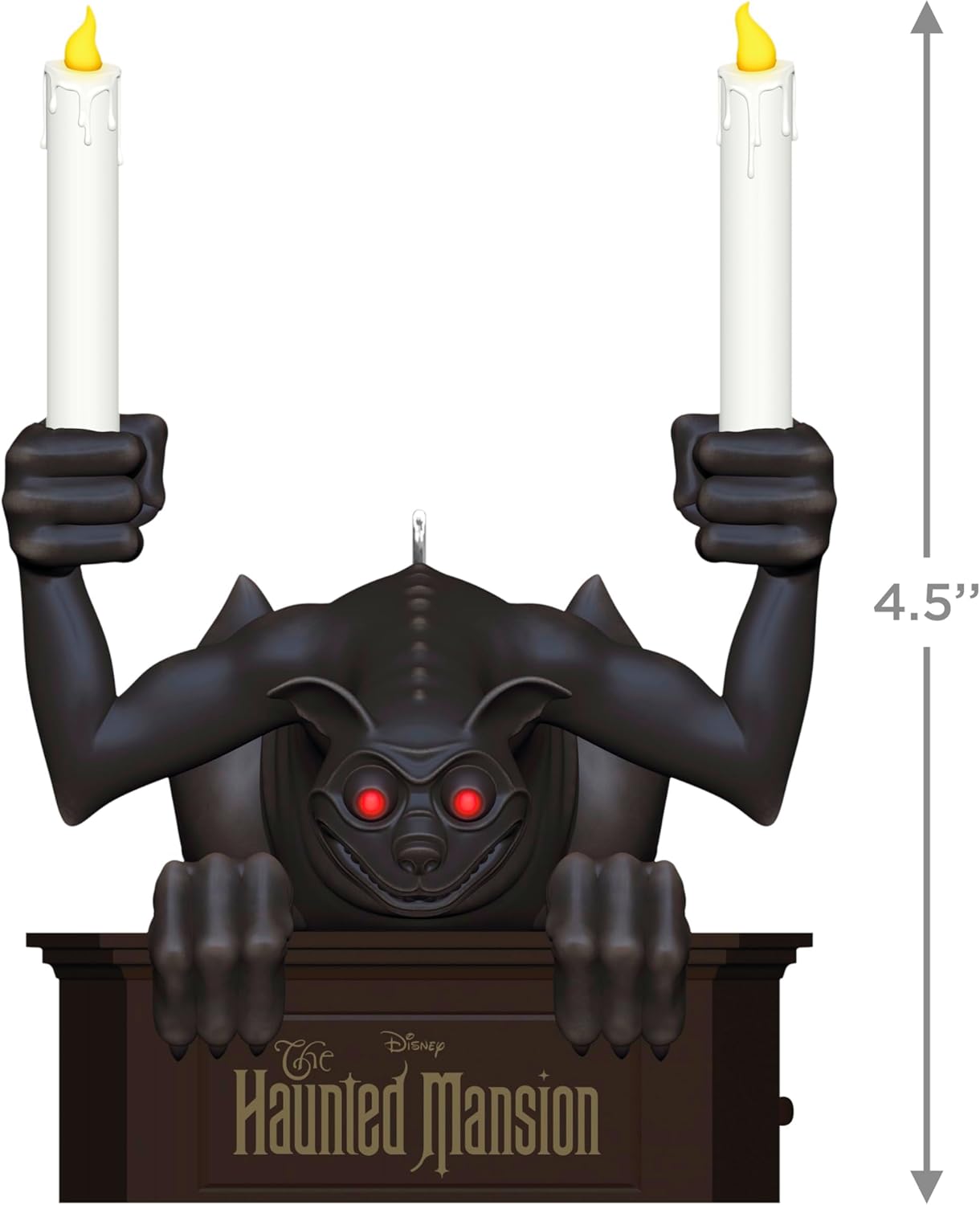 Adorno de Navidad de Hallmark Keepsake 2025, Gárgola de La Mansión Encantada de Disney con Luz, Regalos para Fans de Disney