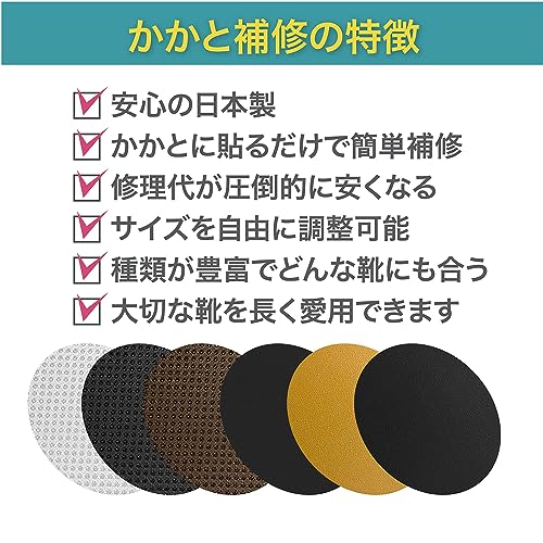 Actika Easy to Apply Heel Speed Repair Reinforcement for Scratching Defense Forces, Set of 4