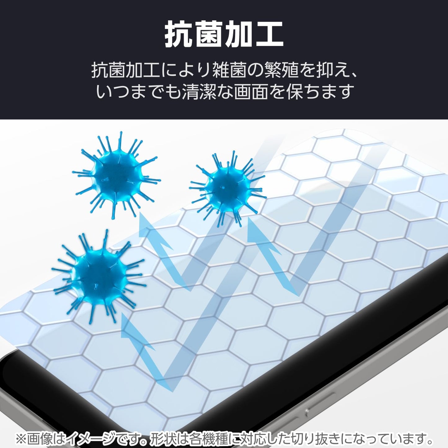 Elecom PM-S244FLLFG Aquos Sense9 Camera Film Lens Protection, Glare, Gloss, Anti-Fingerprint, Hard Coat Treatment, Airless Fingerprints