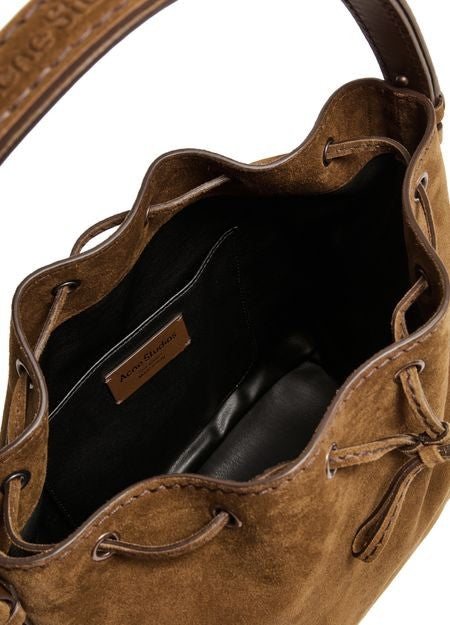 ACNE Multipocket bucket bag in suede - Image 4