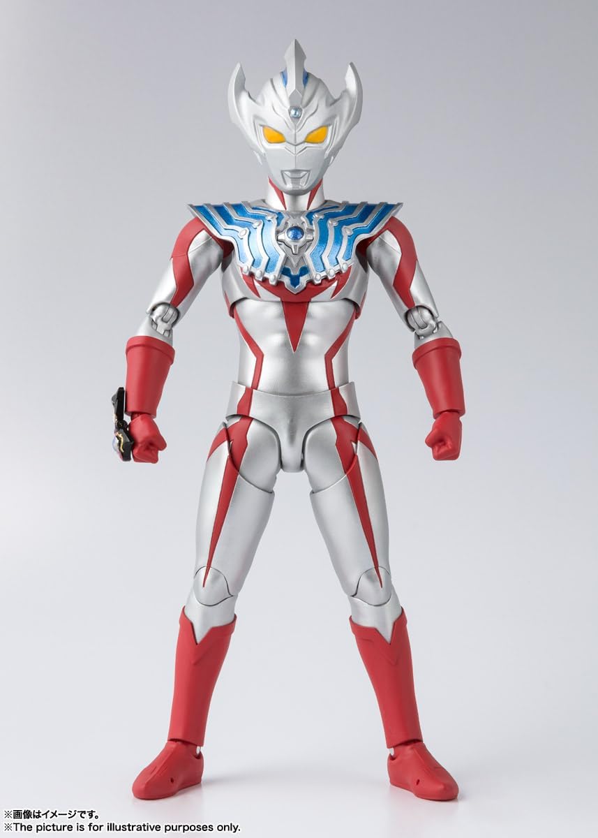 BANDAI SPIRITS S.H. Figuarts Ultraman Taiga (Resale Version), Approx. 5.9 inches (150 mm), PVC & ABS, Pre-painted Action Figure