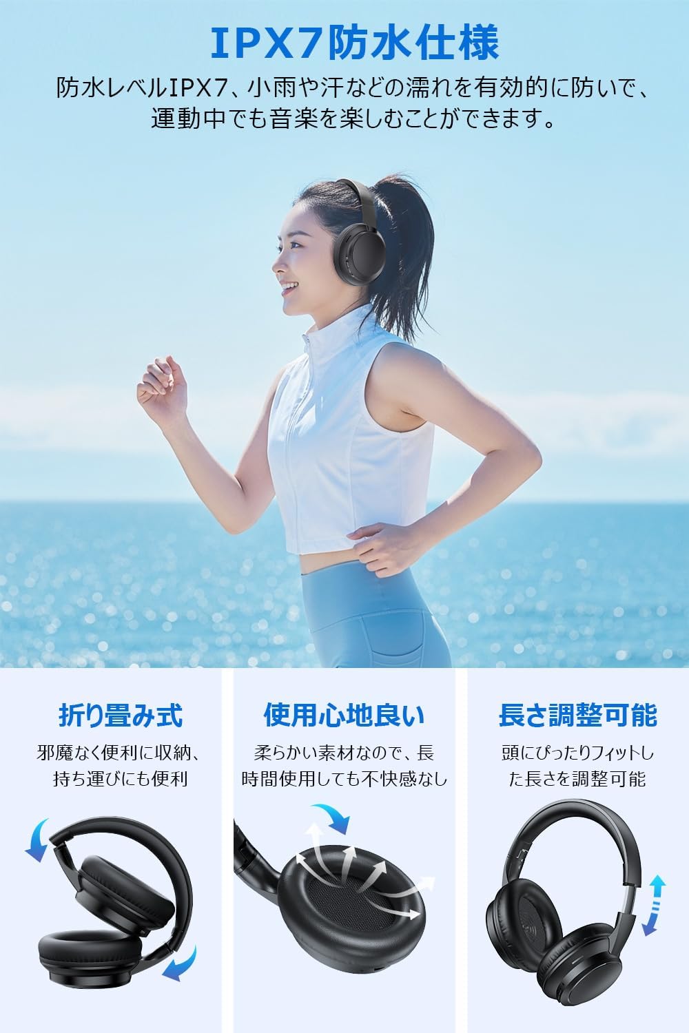 【Exclusive】 Industry First Bluetooth 5.4 Headphones, Bluetooth Wireless Headphones, ANC Noise Cancelling, Wired and Wireless Dual Use, Up to 35 Hours Playback, Built-in Microphone