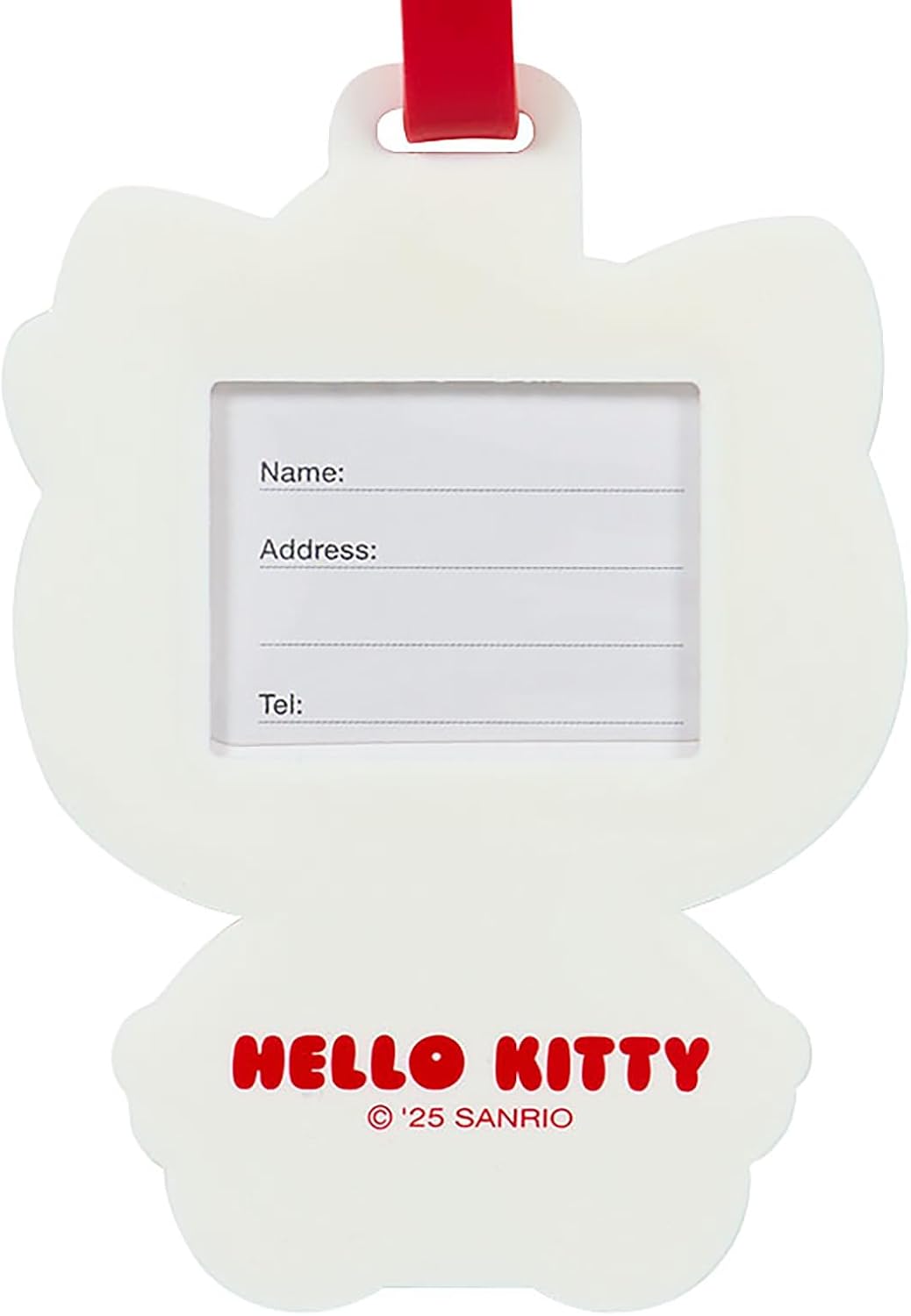 Sanrio 679569 Hello Kitty Luggage Tag with PVC, PET, Paper Name Card