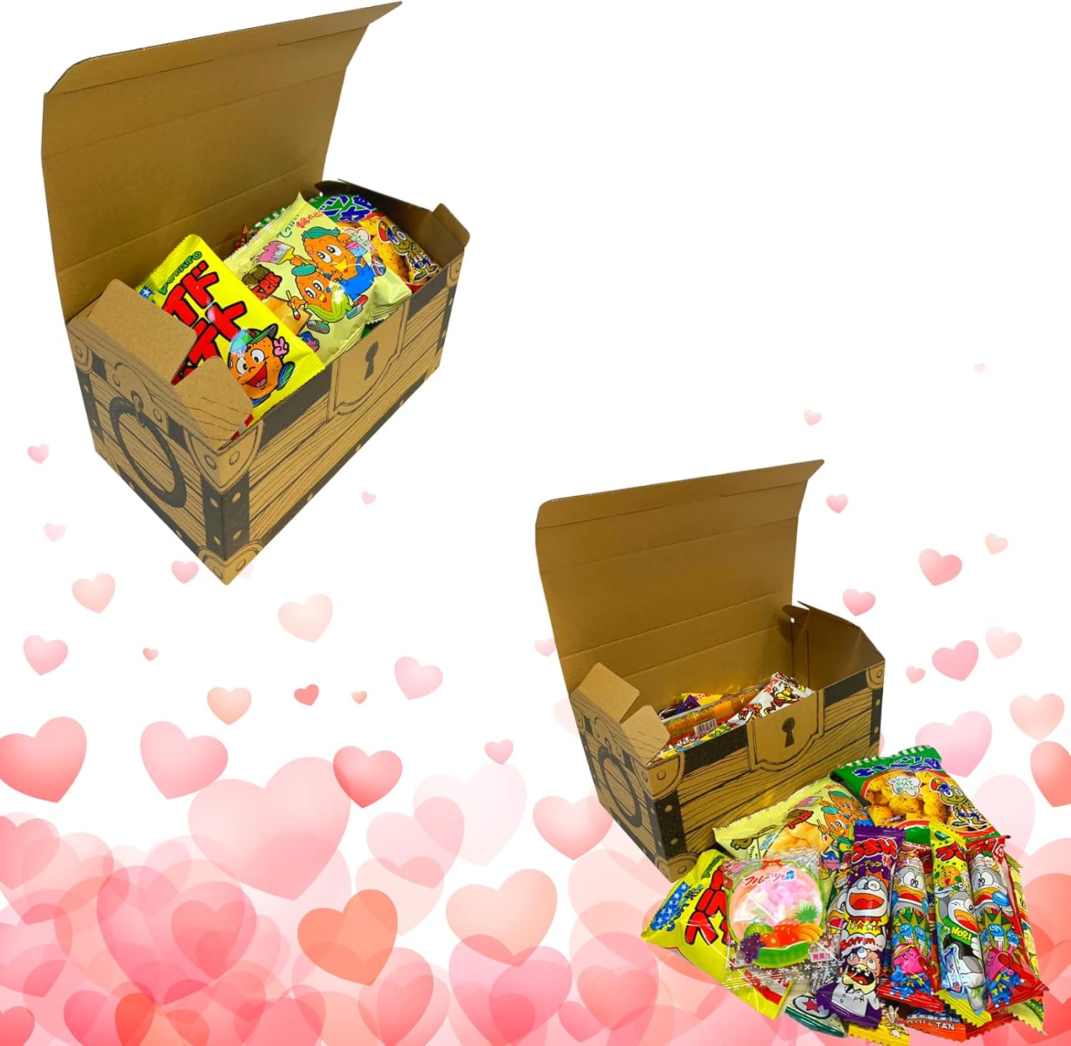 Dagashi Sweets Assorted Set of 55 Pieces in 50 Varieties Perfect for Birthdays, Events, and Parties. Children Can Decorate and Play with These Exciting Dagashi. [Exclusive Set from Dagashiya Ahiru