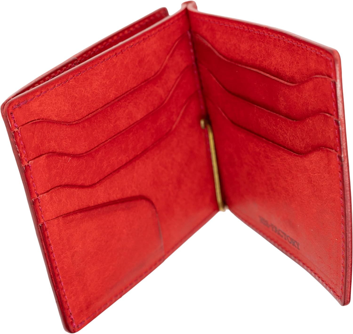 Hiz Factory Fermare Pueblo Genuine Leather Money Clip with Coin Purse Made in Japan Artisan Handmade, Publo