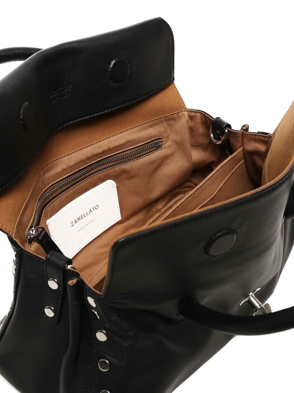 Zanellato ザネラート ドッタ サエタ スモール レザー ハンドバッグ - Image 4