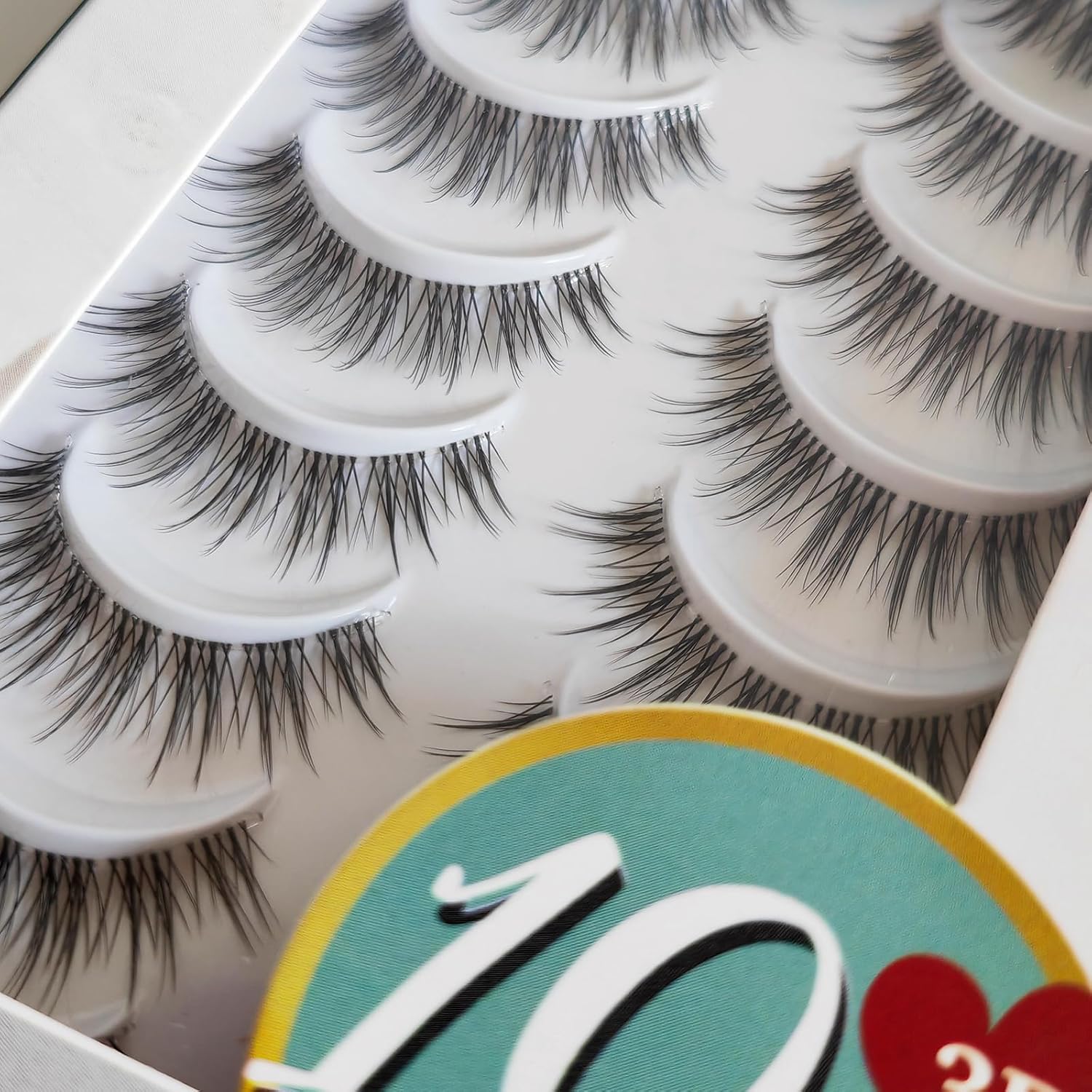 CLEAR EYELASH False Eyelashes Matsueku High Capacity 10 Pairs (Natural Type)