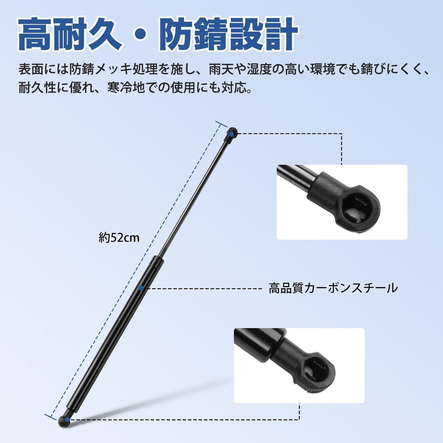 Toyota Prius 30 Series Back Door Damper, ZVW30 ZVW35, 3rd Generation, Rear Gate Damper, Back Door Balancer, Easy Installation, No Drilling Required, Compatible with Car Inspection, Genuine