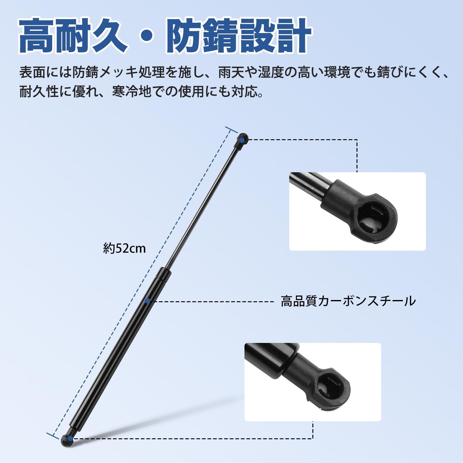 Toyota Prius 30 Series Back Door Damper, ZVW30 ZVW35, 3rd Generation, Rear Gate Damper, Back Door Balancer, Easy Installation, No Drilling Required, Compatible with Car Inspection, Genuine