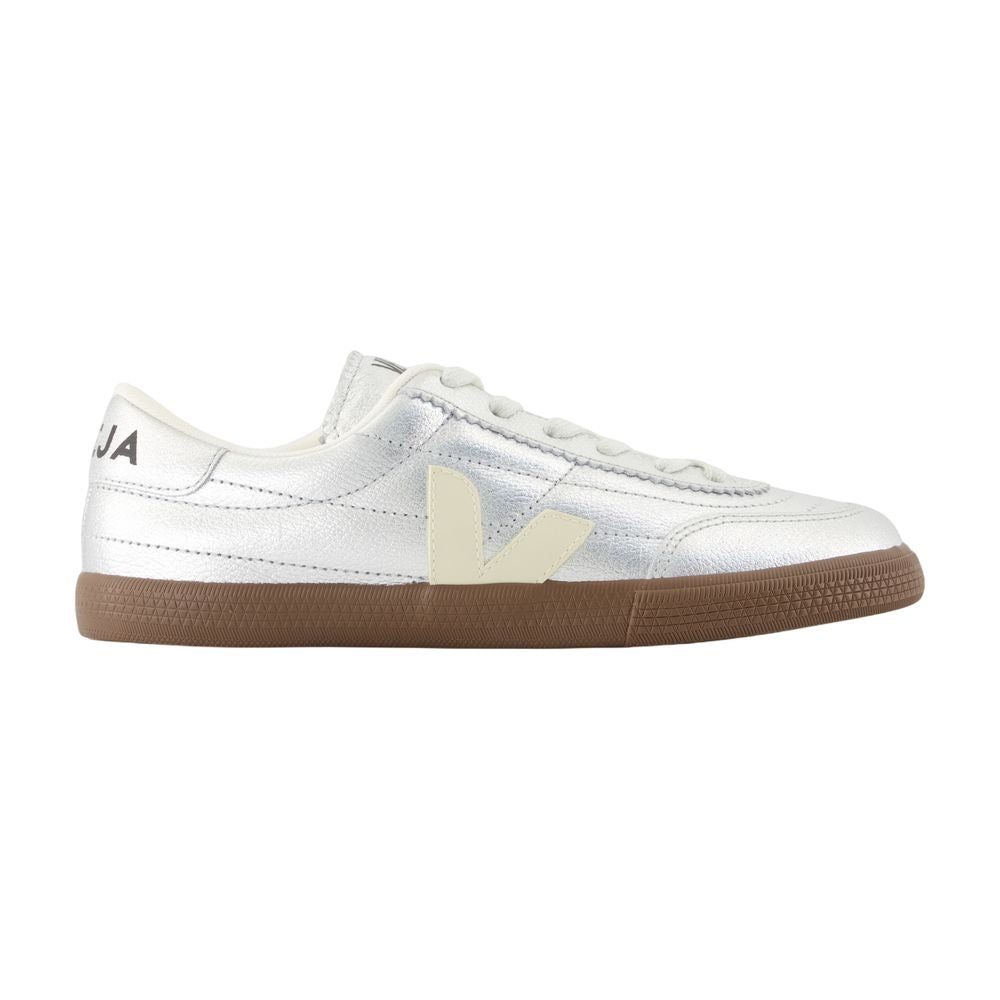 Veja PanenkaスニーカーVeja Leather Silver - Image 4