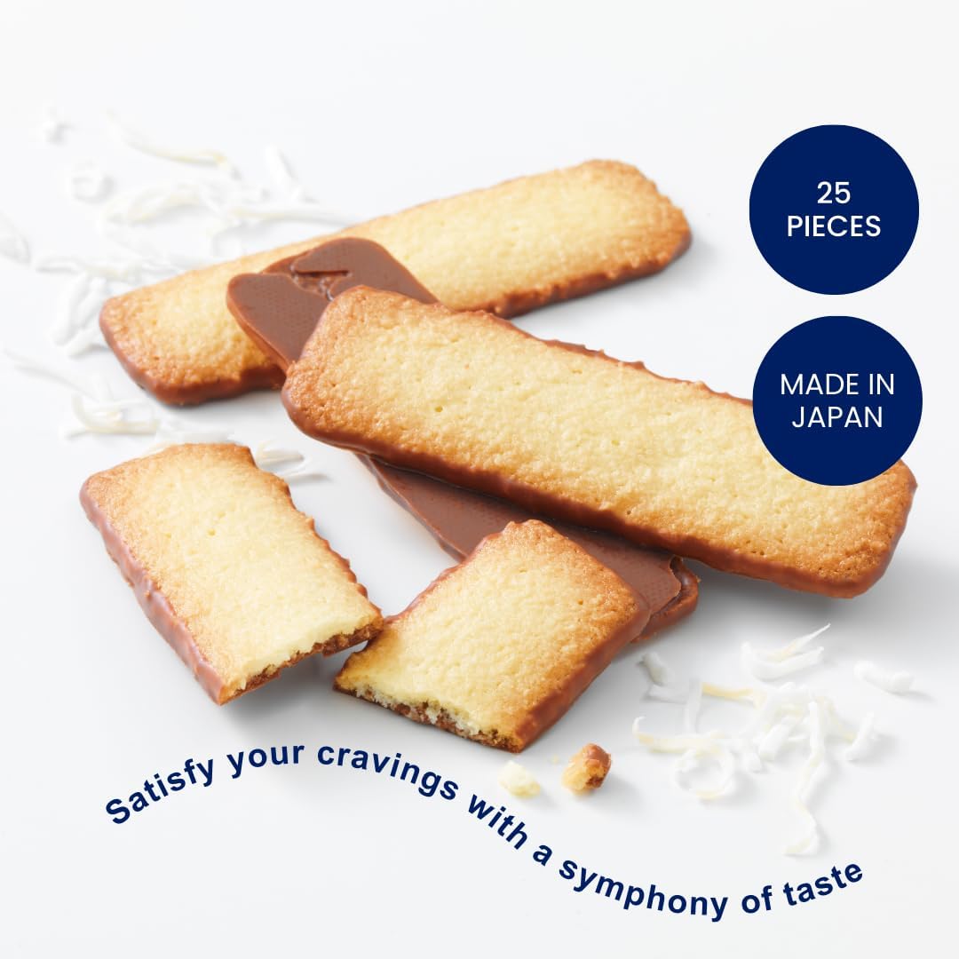 ROYCE'(ロイズ) Baton Cookie [Coconut] [Hokkaido Sweets] 25 pieces (x 1)