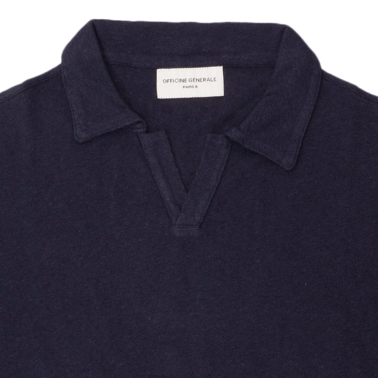 Off Officine Generale T Shirts And Polos Blue - Image 4