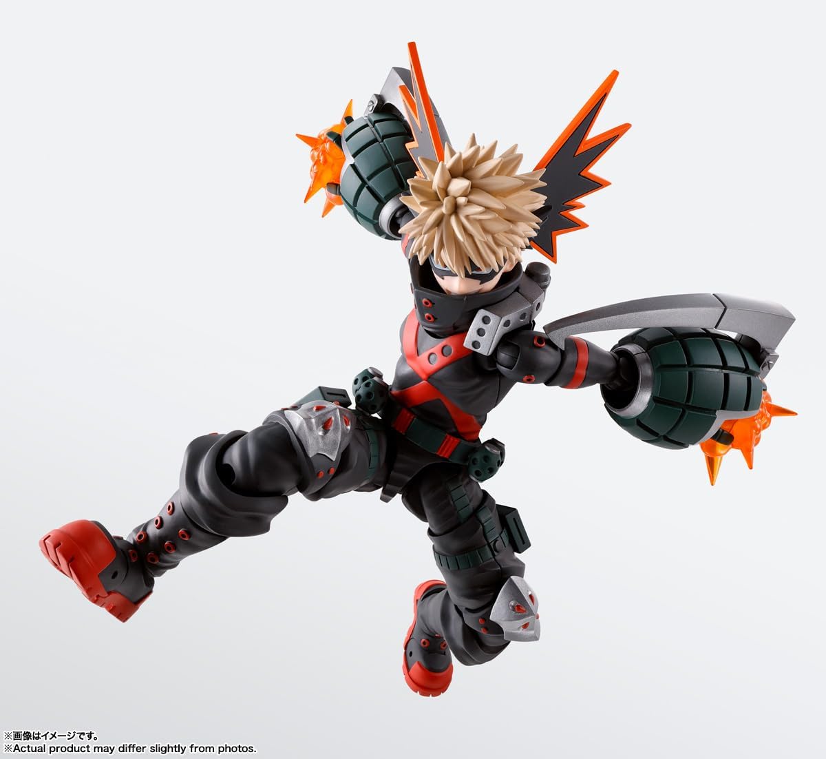 BANDAI SPIRITS S.H. Figuarts My Hero Academia Katsuki Bakugo Approx. 5.7 inches (145 mm), PVC & ABS, Pre-painted Action Figure
