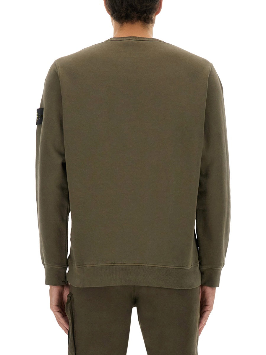 Stone Stone Island Organic Cotton Sweatshirt - Image 4