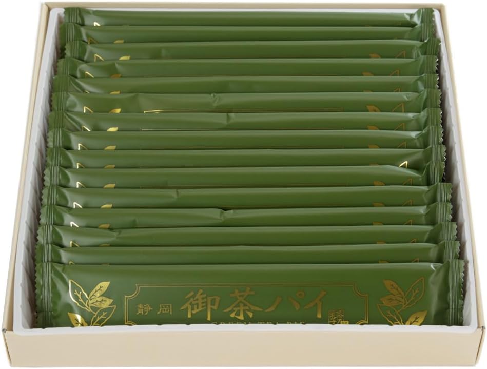 Shizuoka Ocha Pie, Pack of 15, Shizuoka Souvenir, Ichiban Tea from Shizuoka Prefecture, Nagatoya