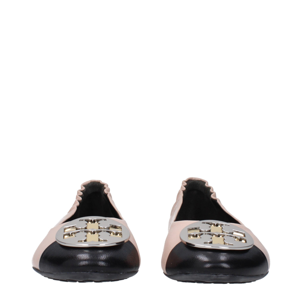Tory Tory Burch Ballerine Claire Womens Leather Pink/Black - Image 4