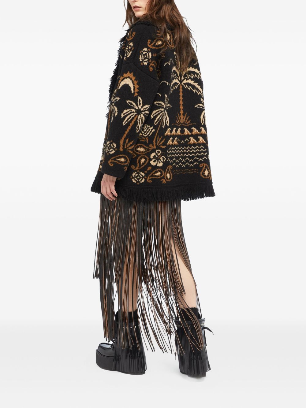 Alanui エデンウールとカシミアカーディガンのアランイの垣間見る - Image 4