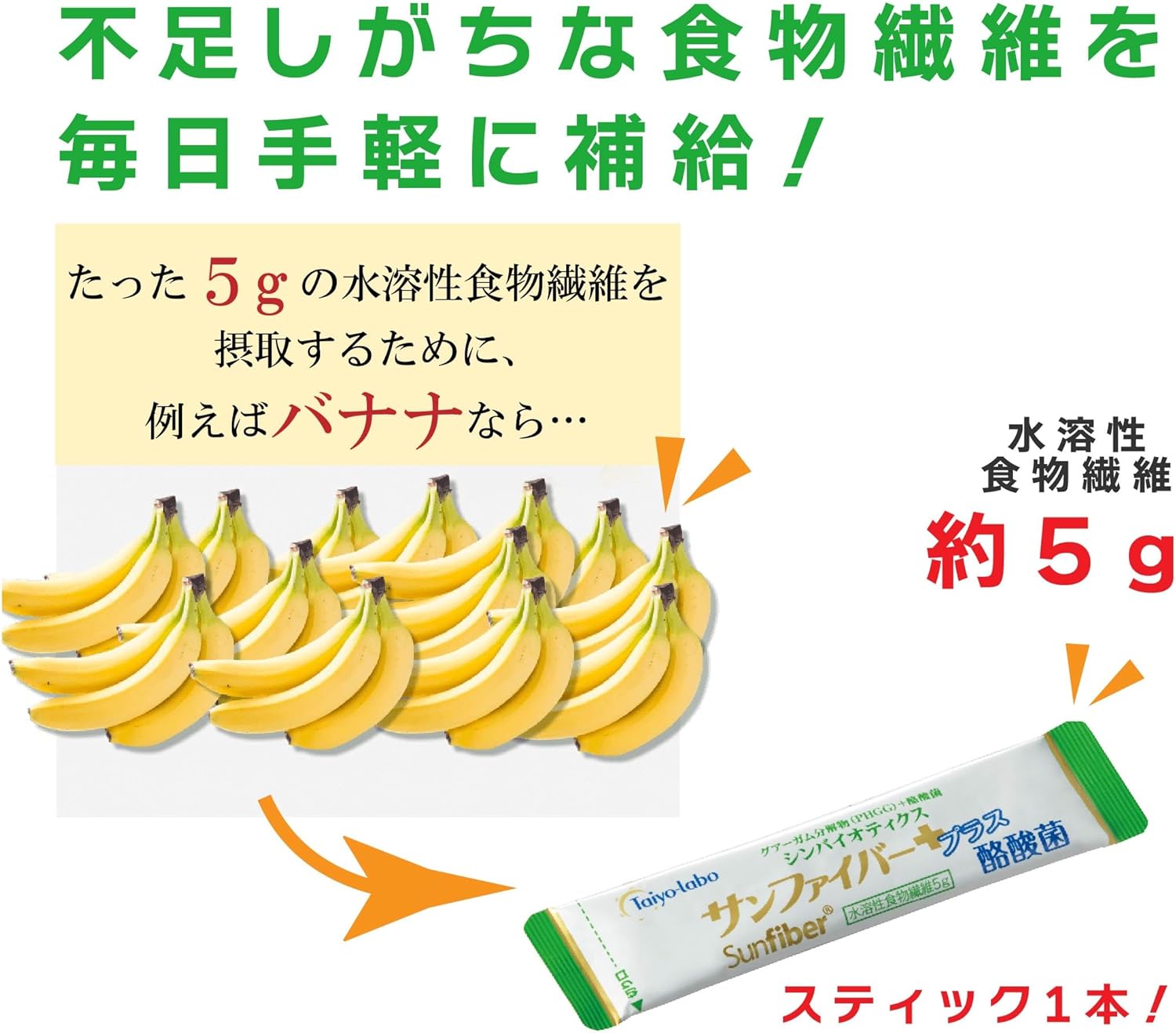 Taiyo Labo Sun Fiber (Butyric Acid Bacteria (6g x 30 sachets))