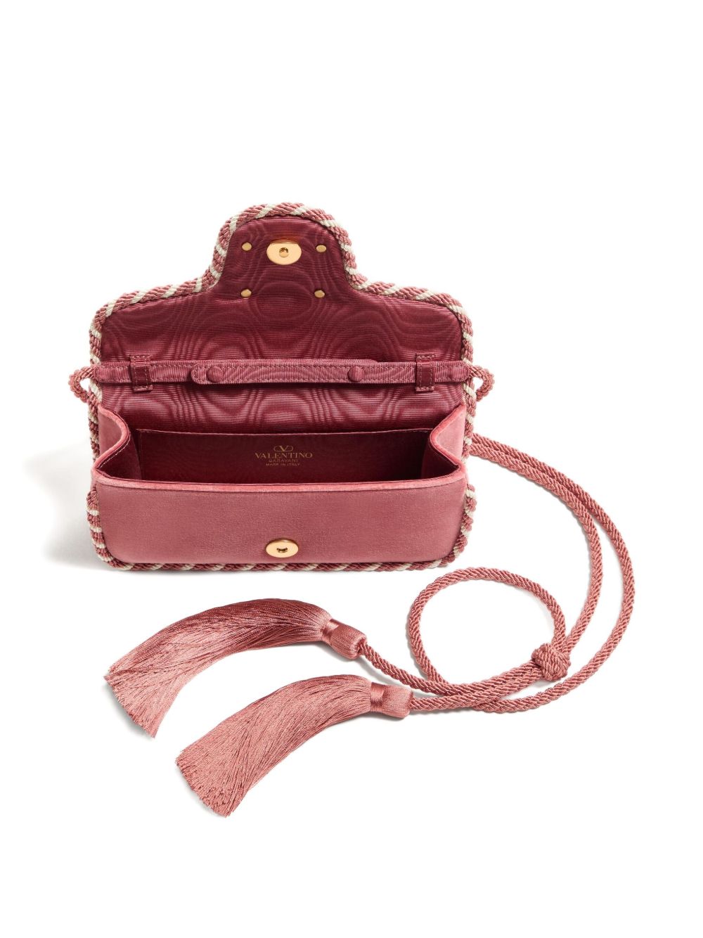 Valentino ヴァレンティノ ガラヴァーニ ロコ ベルベット クラッチ - Image 4