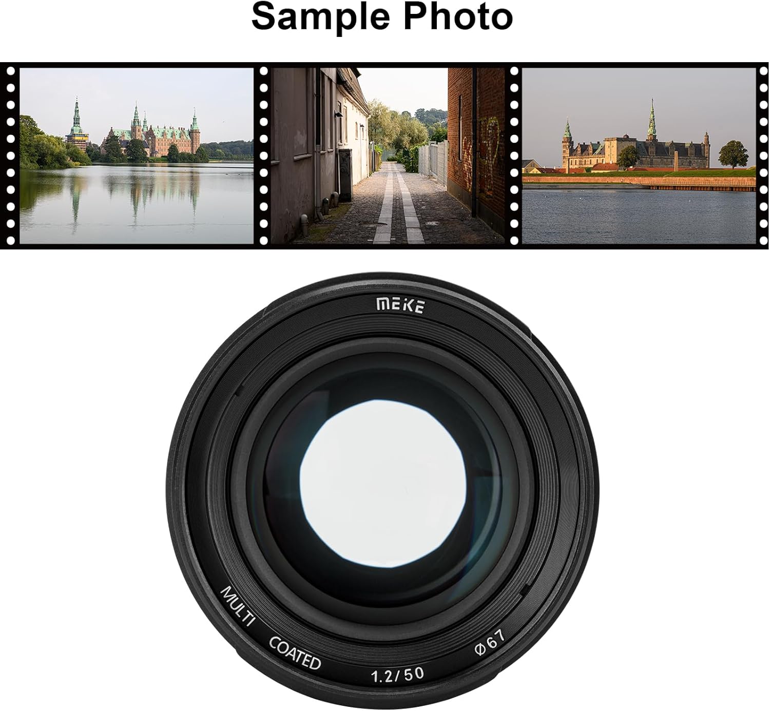 MEKE 50mm F1.2 Large Aperture Manual Focus Full Frame Lens for Panasonic Lumix Sigma Leica L-Mount Camera S1H S1 S5 S1R SL SL2 FP FPL S5 Mark II
