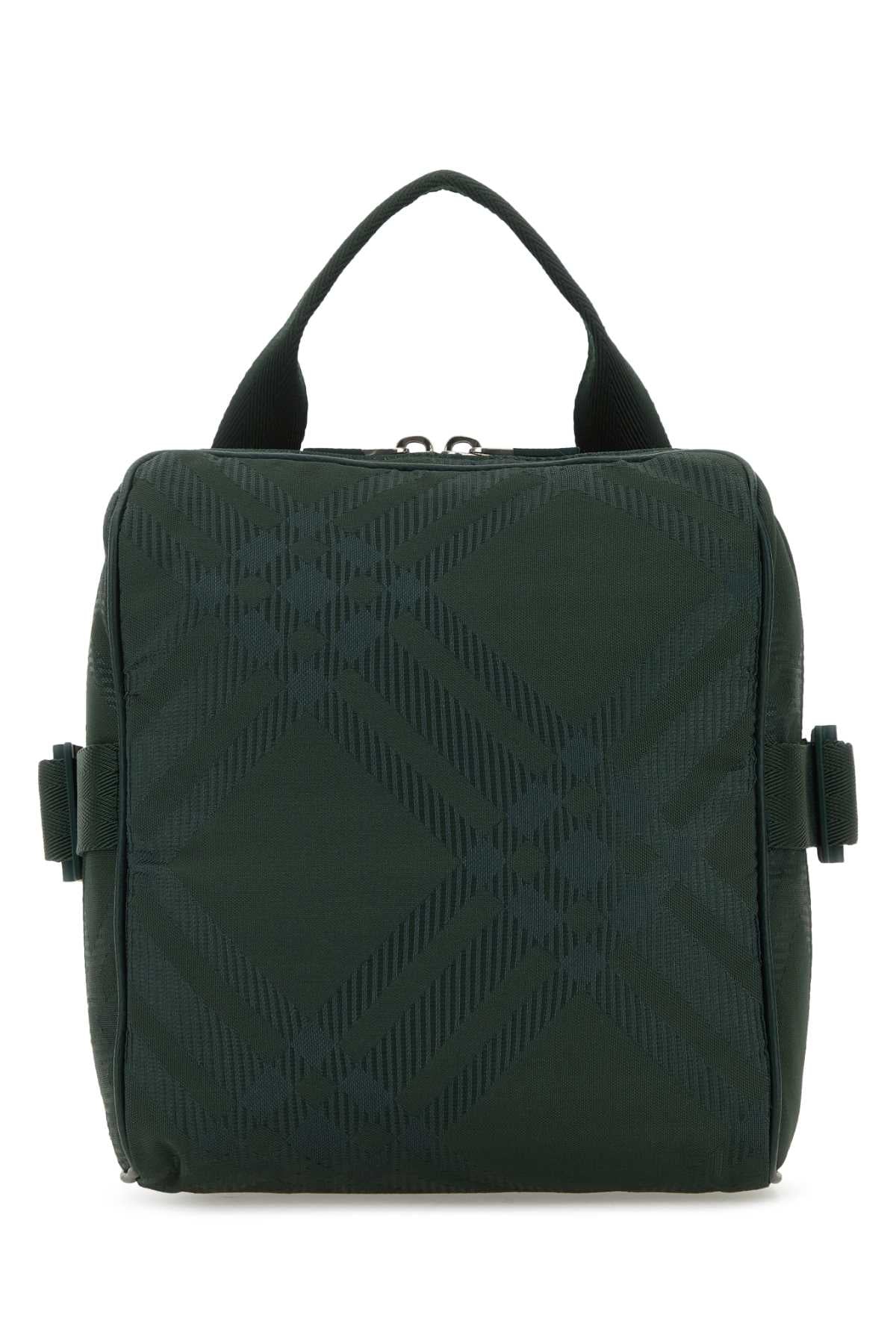 Burberry バーバリーボトルグリーンファブリッククロスボディバッグ - Image 4