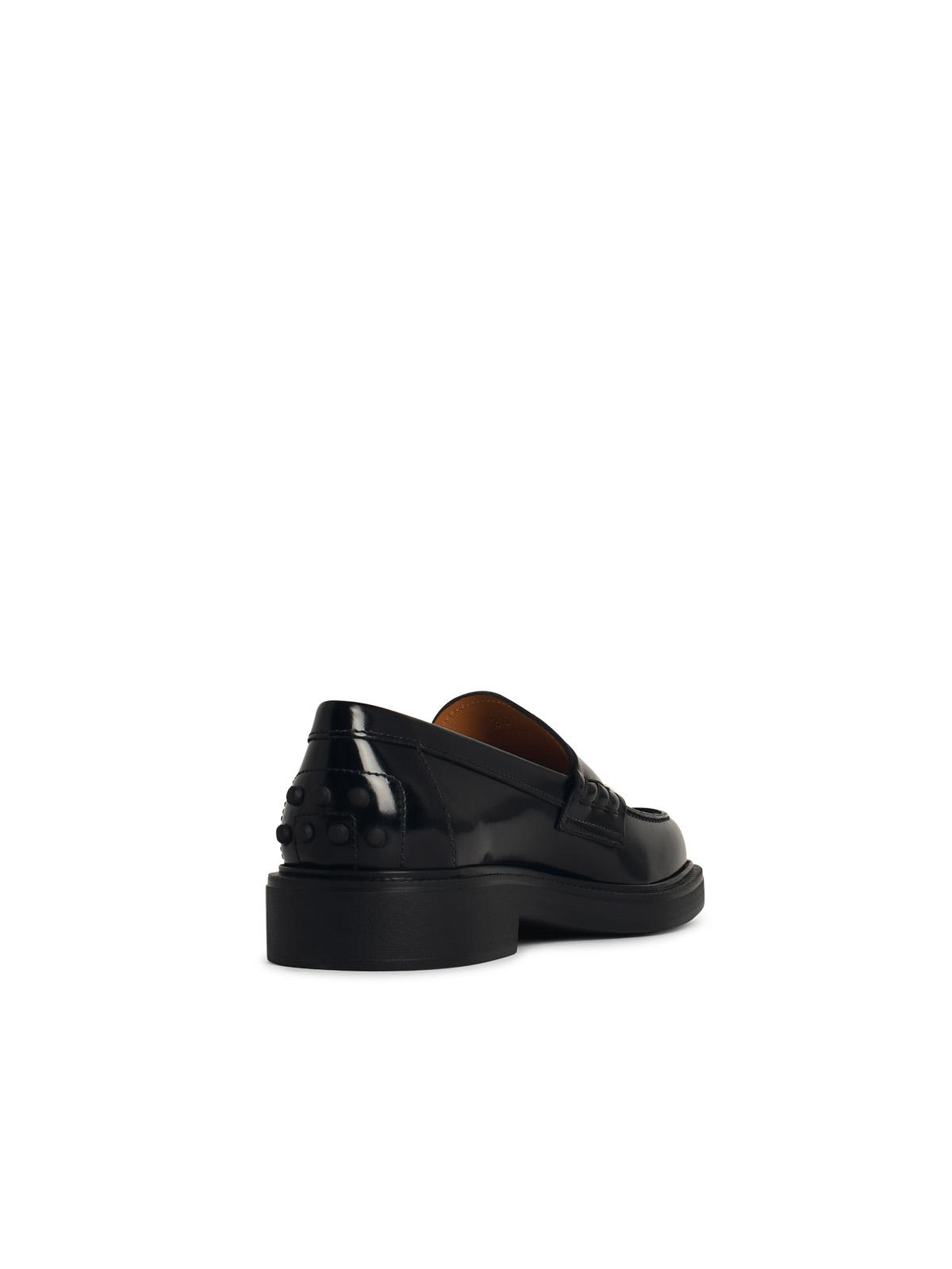 Tods トッド 'S ブラックリアローファー - Image 4