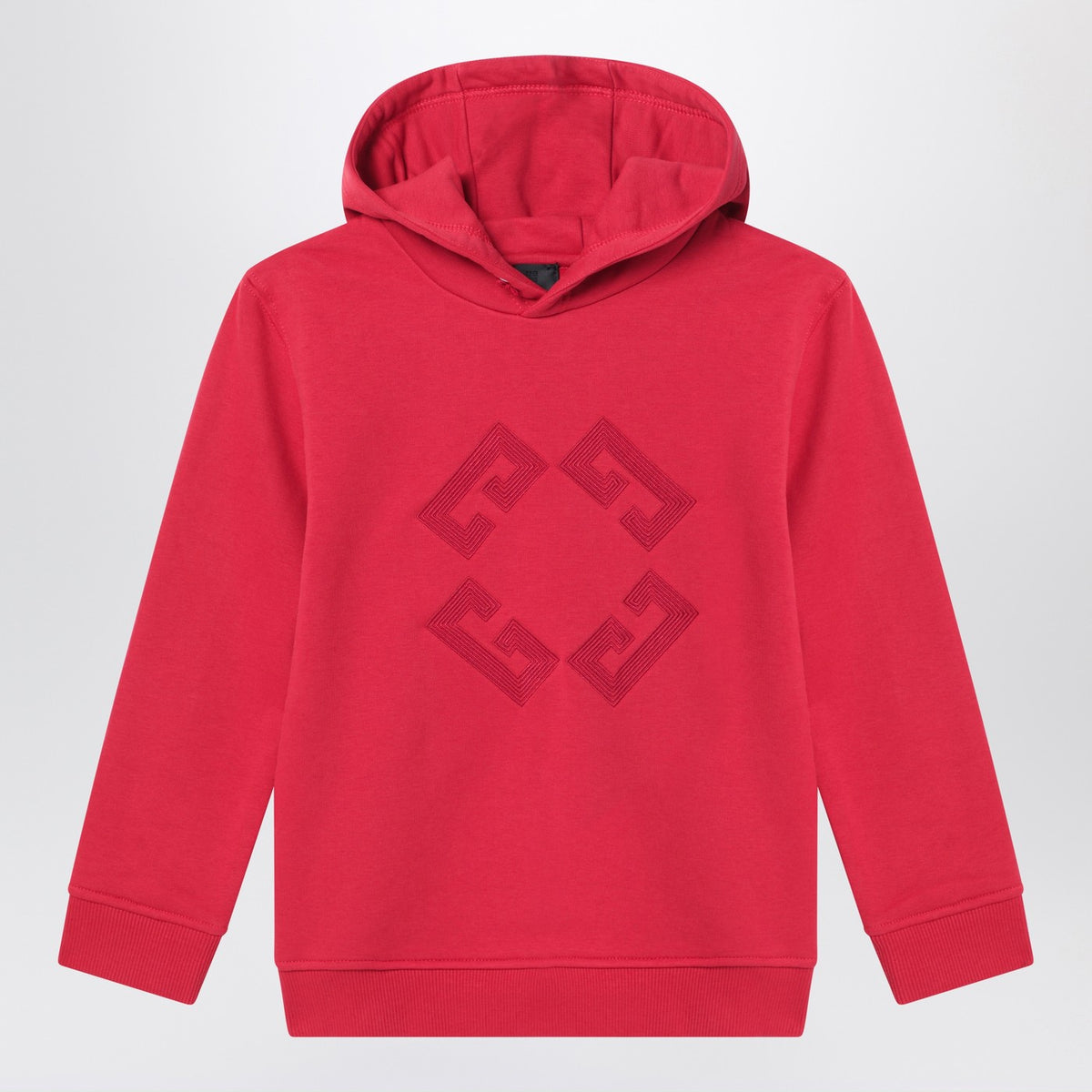 Givenchy Givenchy Burgundy Hoodie With Embroidered Logo - Image 4