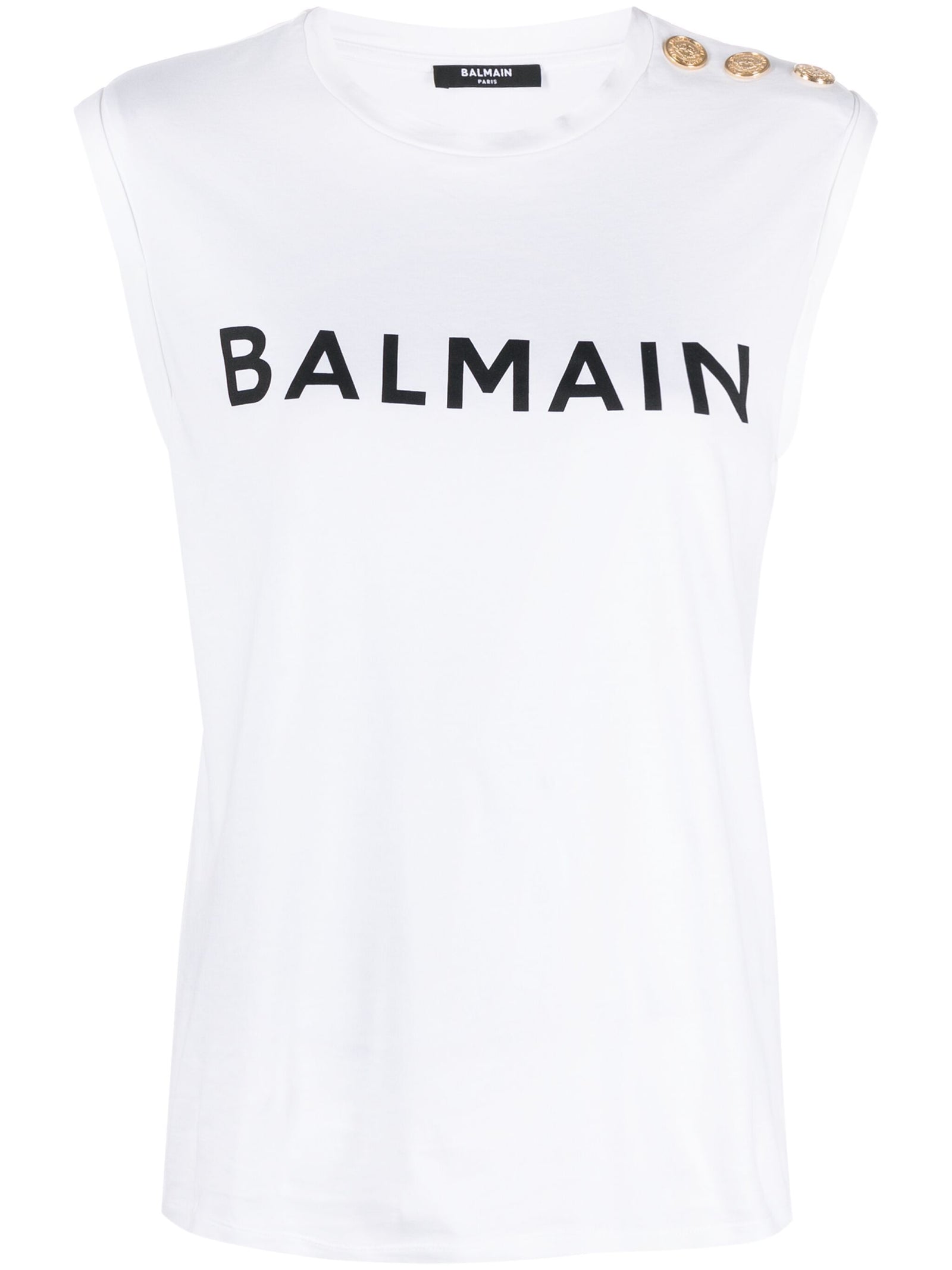 Balmain Paris バルメインパリプリントタンクトップ - Image 4