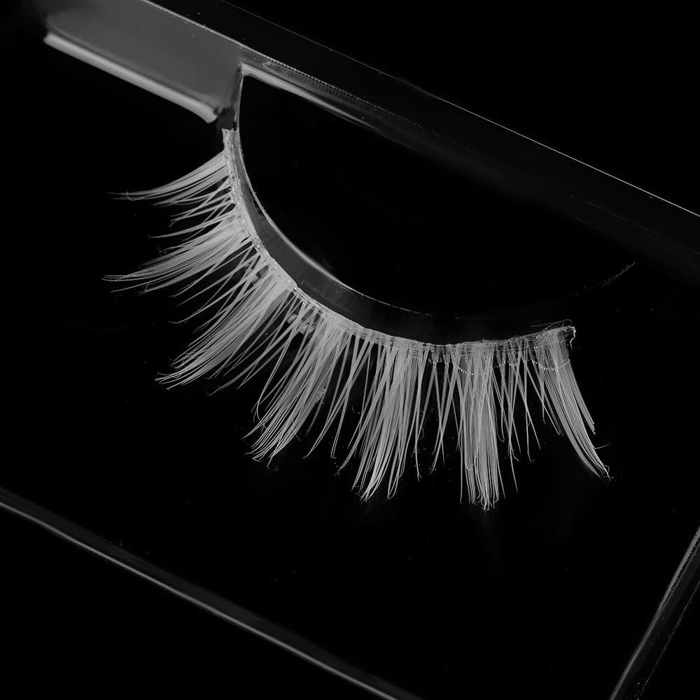 Beautiful White False Eyelashes Long Cross Eyelash Extension False Eyelashes Cosplay Eye Makeup Tool