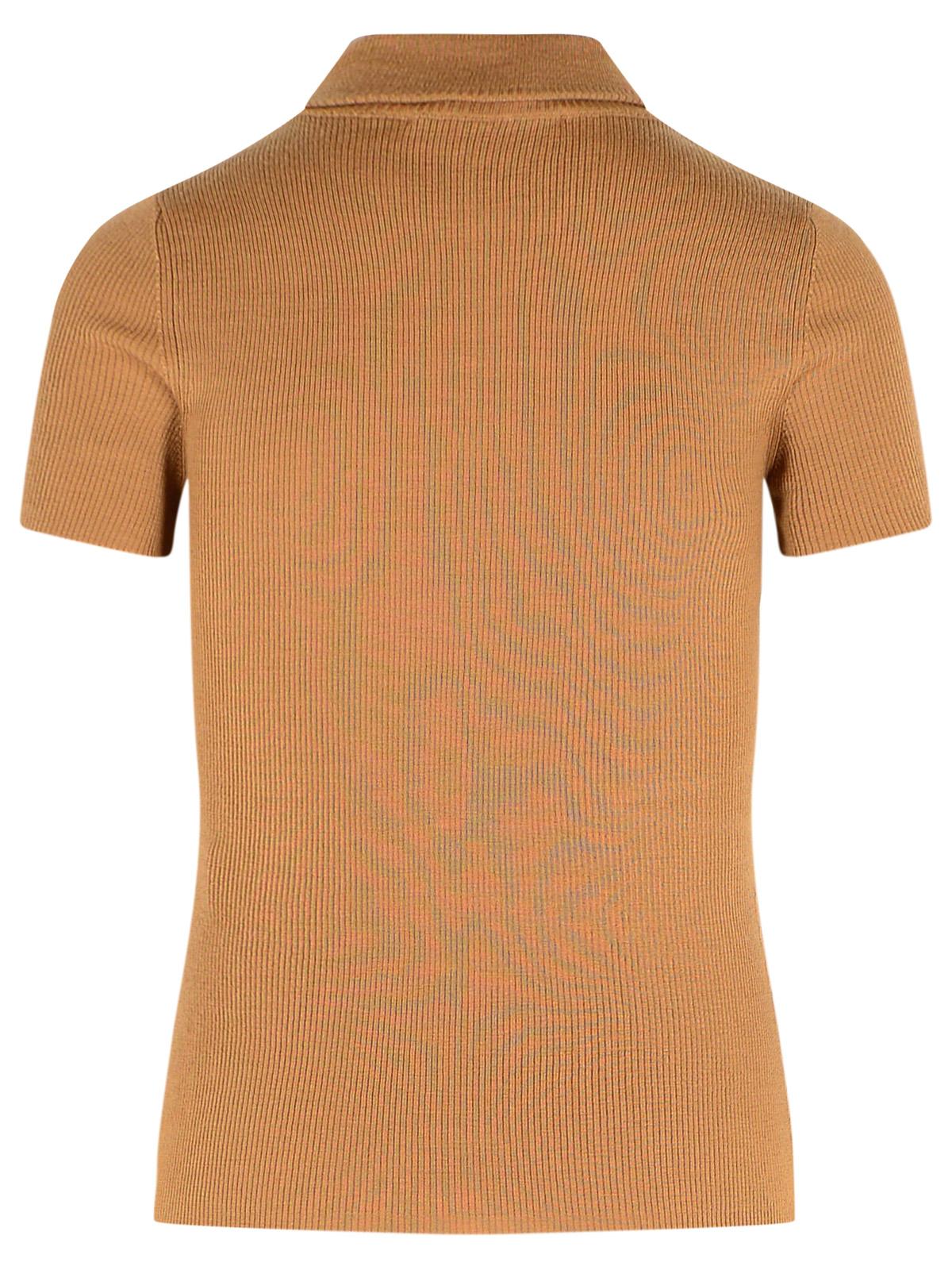 Max Max Mara 'AFA 1234'キャメルウールヤーンタートルネックセーター - Image 4