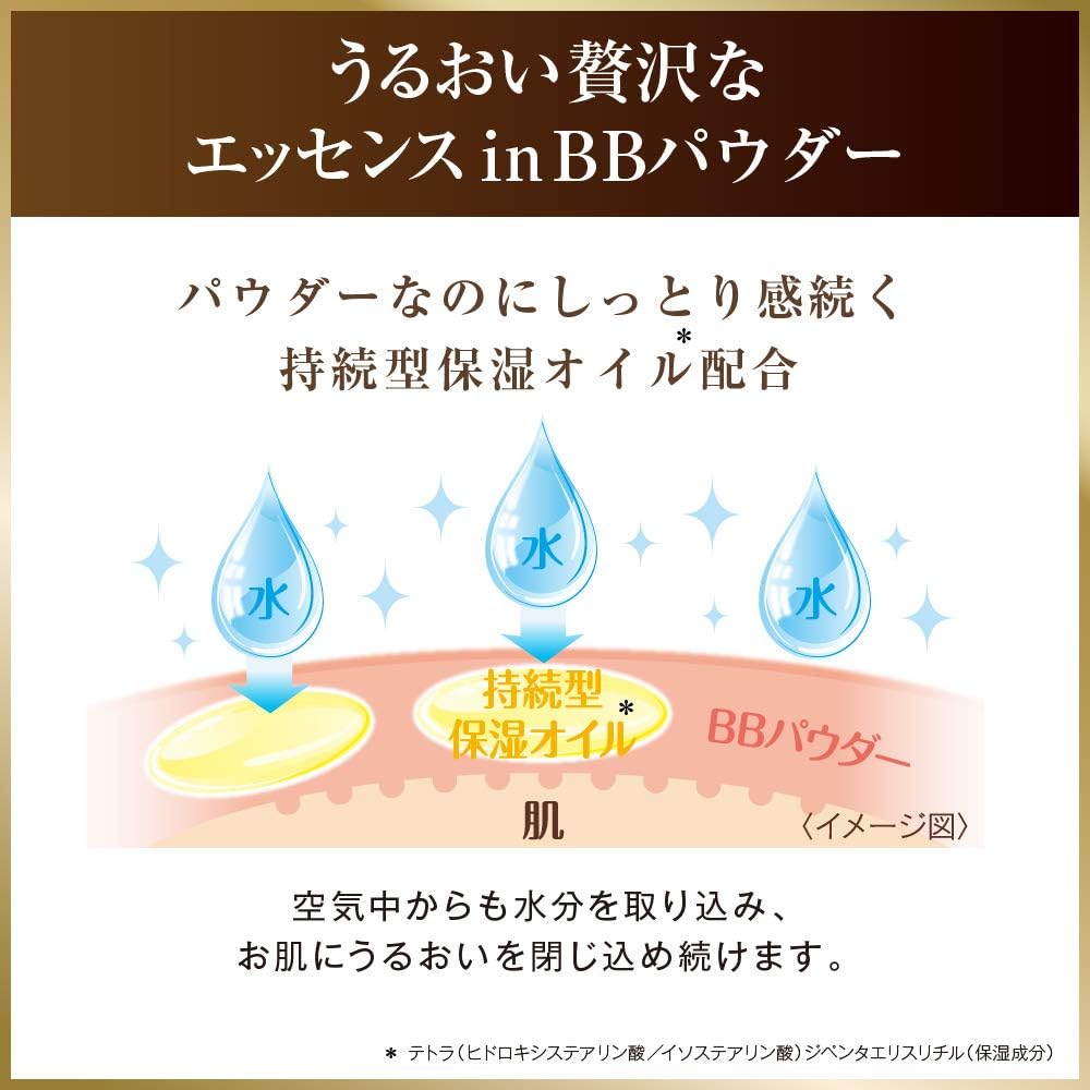 Pore Putty Artisan Essence BB Powder Moist Lasting Moisture Lasting BB Powder, Fine Lines, Sagging Pores, Stains, Adult Trouble Cover, Foundation, Natural Skin Color, 0.3 oz (9 g) (x1)