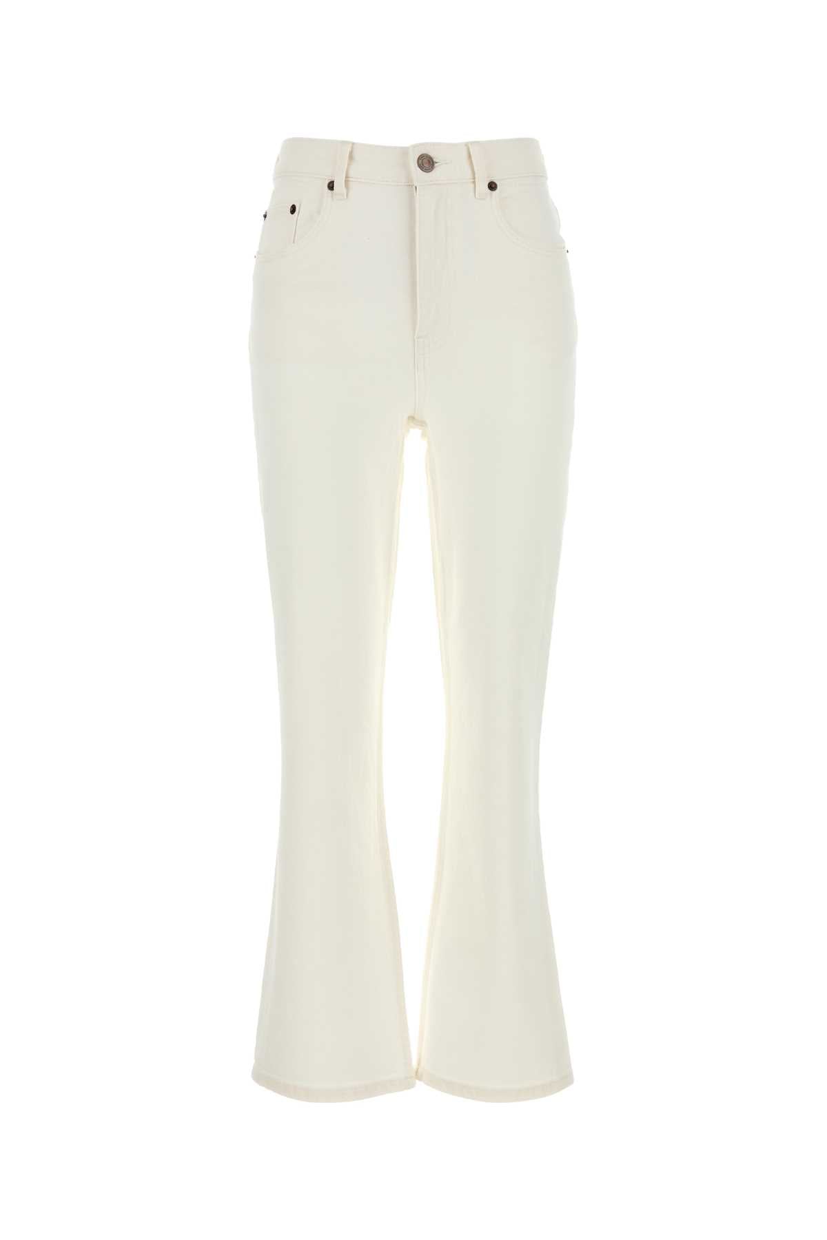 Tory トリーバーチホワイトストレッチデニムジーンズ - Image 4