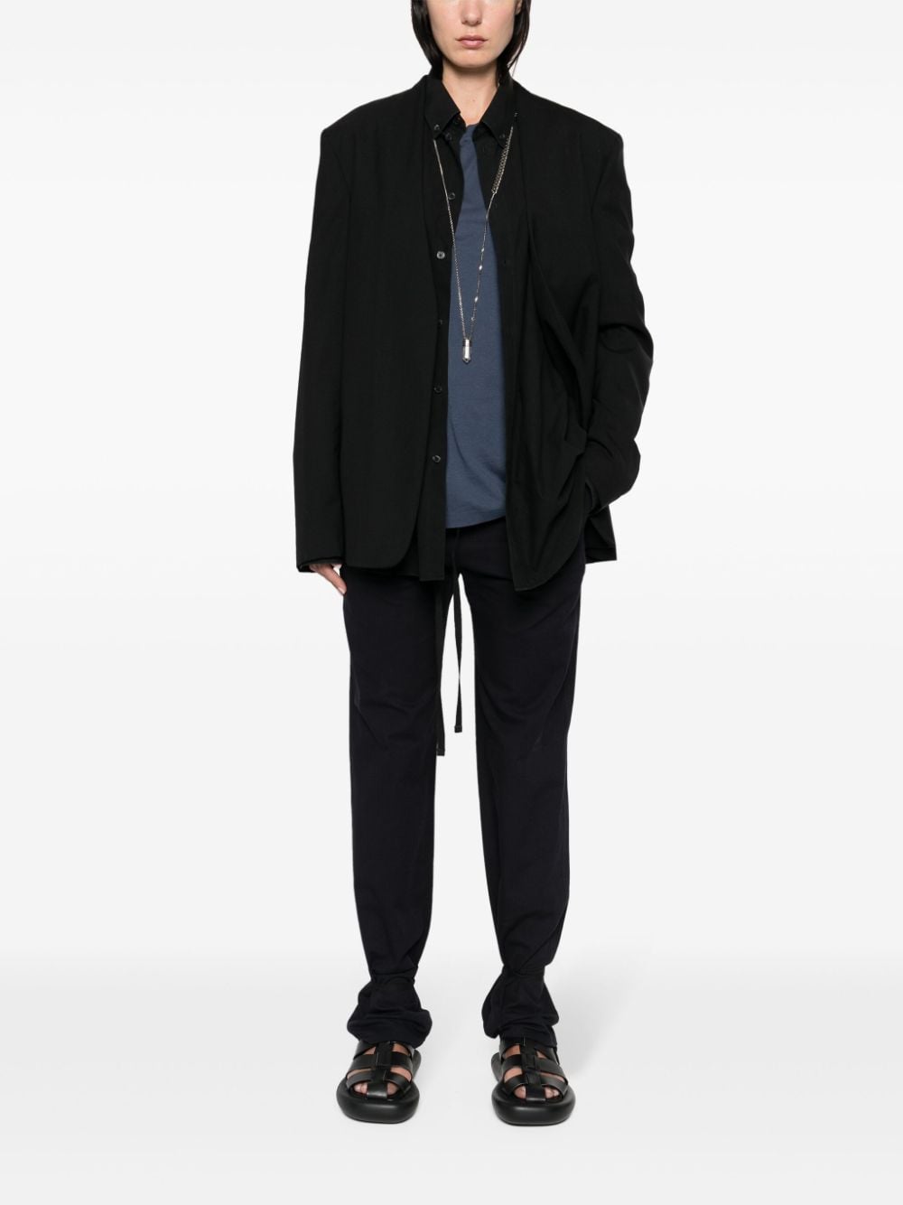 Lemaire レメールコットンドローストリングズボン - Image 4