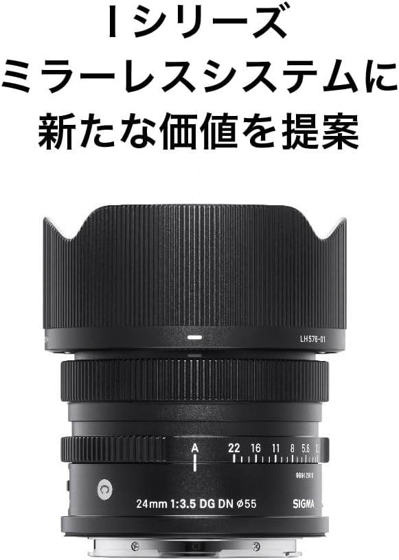 Sigma Sigma L-Mount Lens 24mm F3.5 DG DN Monofocal Wide Angle Full Size Contemporary Mirrorless