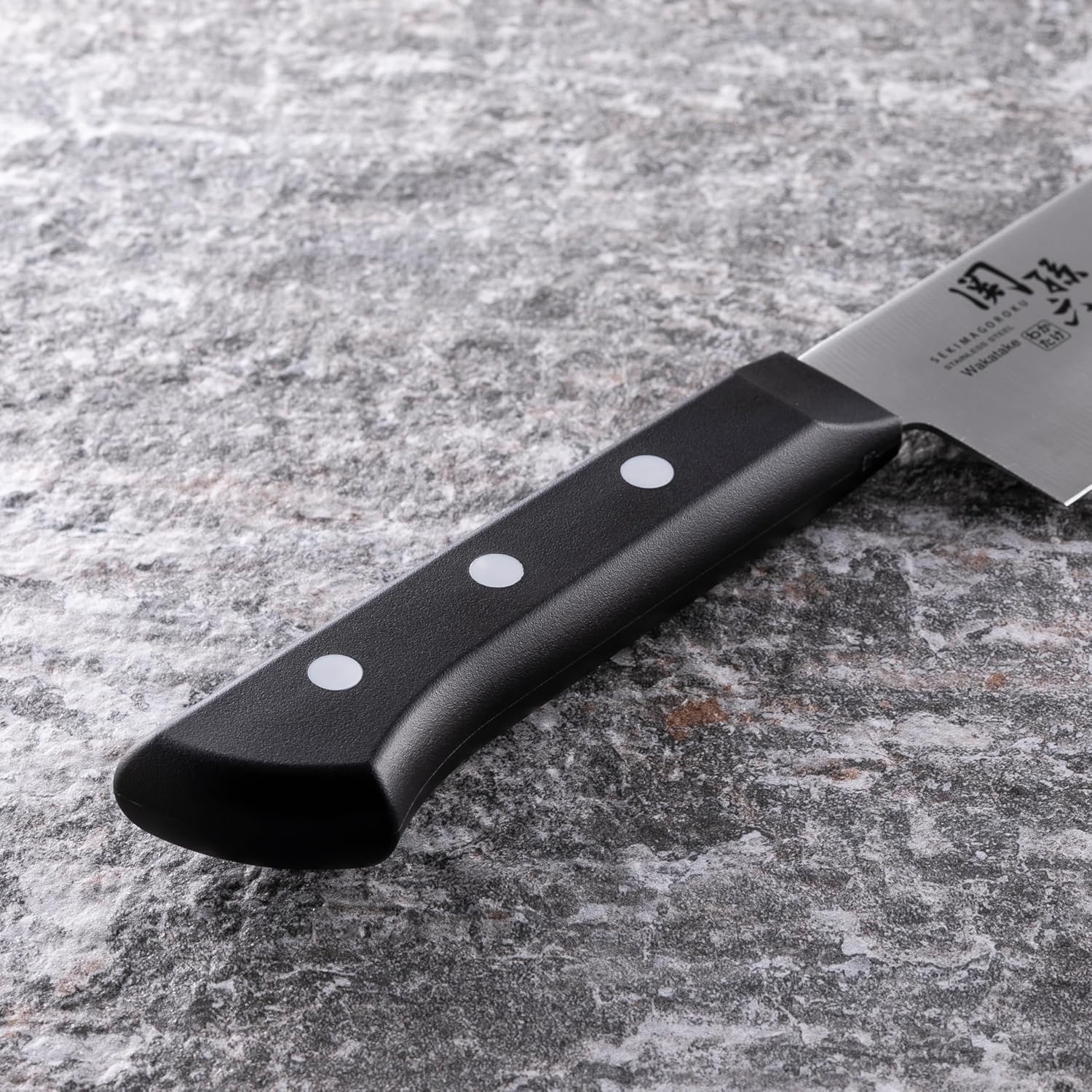 Kai Corporation KAI Sonroku Wakatake AB5420 Santoku Knife, 6.5 Inches (165 mm), Stainless Steel, Made in Japan, Dishwasher Safe