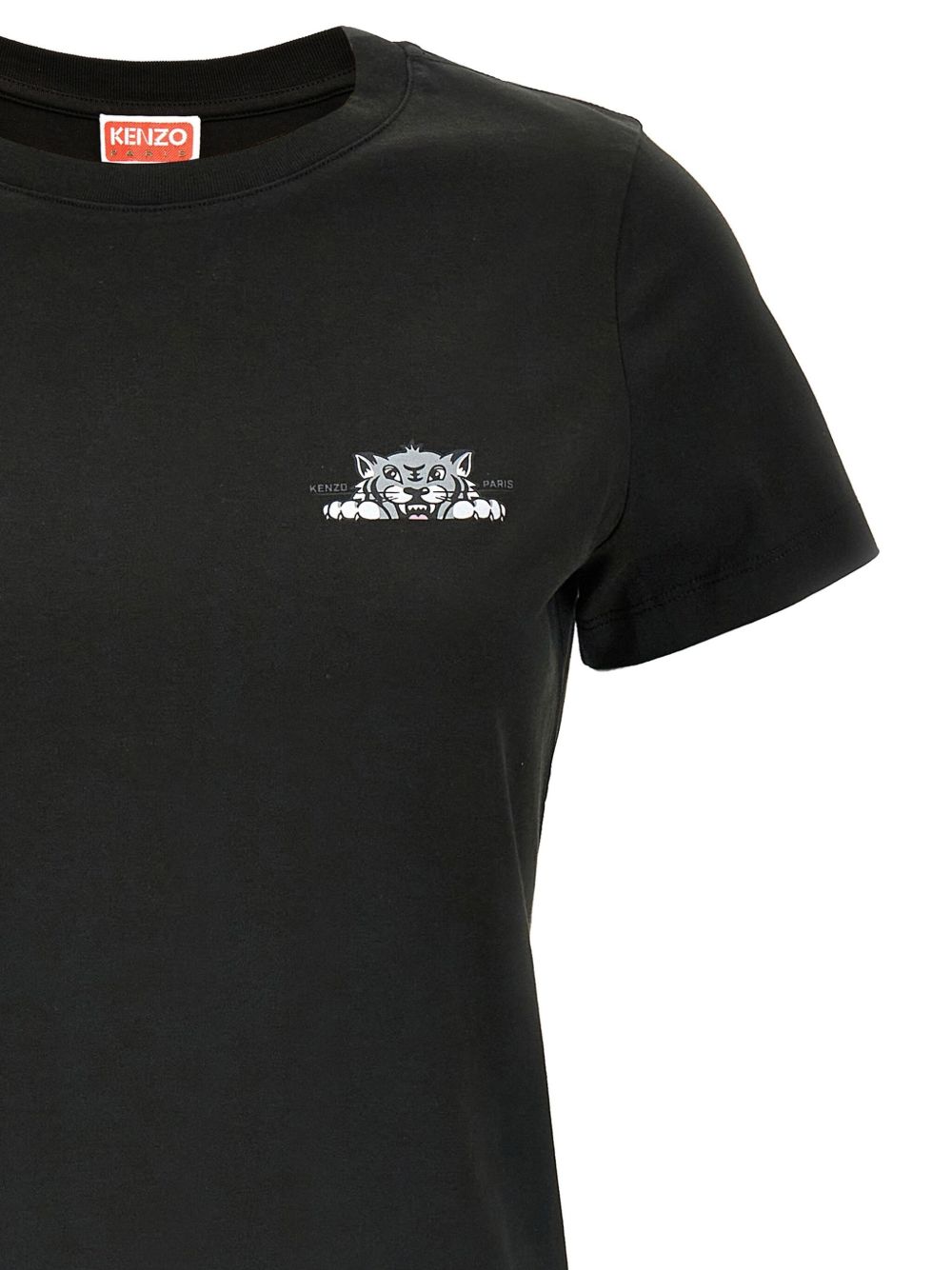 Kenzo ケンゾハッピータイガーコットンTシャツ - Image 4
