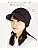 Kokoro Anti-Cancer Medicine/Medical Hat, Organic, with Brim, Cable Pattern Cap [Autumn and Winter] [Made in Japan]