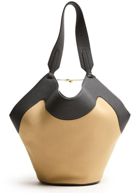 KHAITE Lotus small canvas tote bag - Image 4